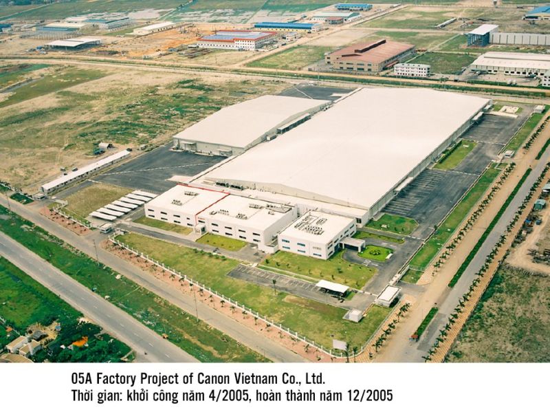 05A Factory Project of Canon Vietnam Co., Ltd.