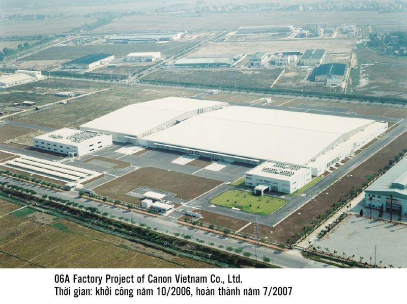 06A Factory Project of Canon Vietnam Co., Ltd.